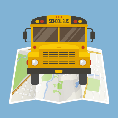 A button to search for a school.